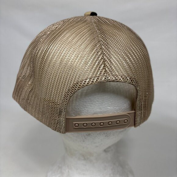 Simms Fishing Camo Snapback Trucker Cap Hat Fly Away Fly Shop Sitka Alaska NEW - Picture 4 of 8